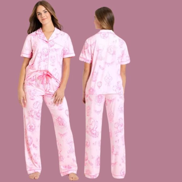 WICKED x Katie Kime Pink Pajama Set Glinda Elphaba SIZE XXL Women's Lounge - Picture 3 of 3